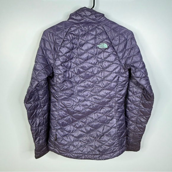 The North Face Jacket Women Purple Thermoball Quilted Puffer Eco Zip Insulated - Picture 5 of 5